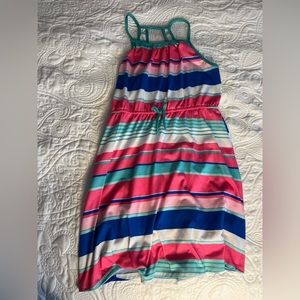 Pink and Violet Kids Summer Dress